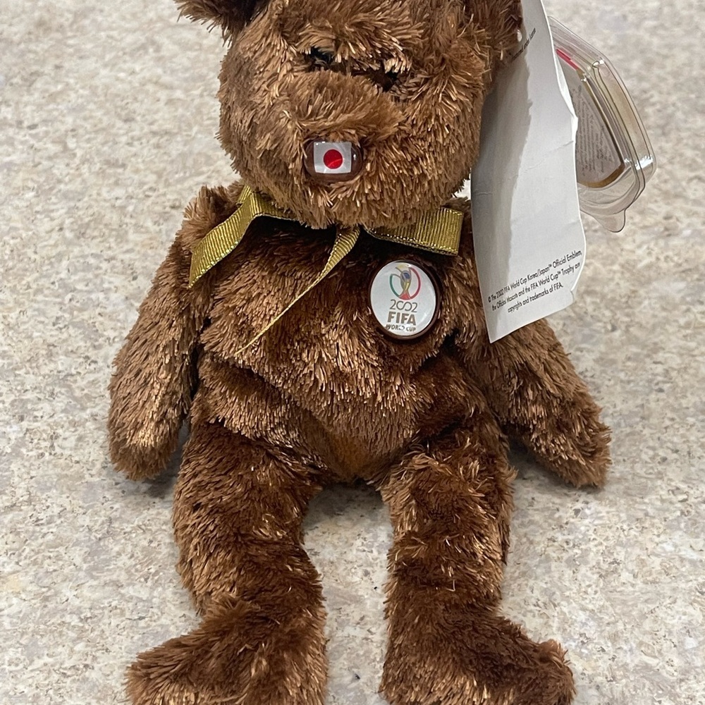 TY Beanie Baby - CHAMPION the FIFA Bear ( Japan ) (8.5 inch)
